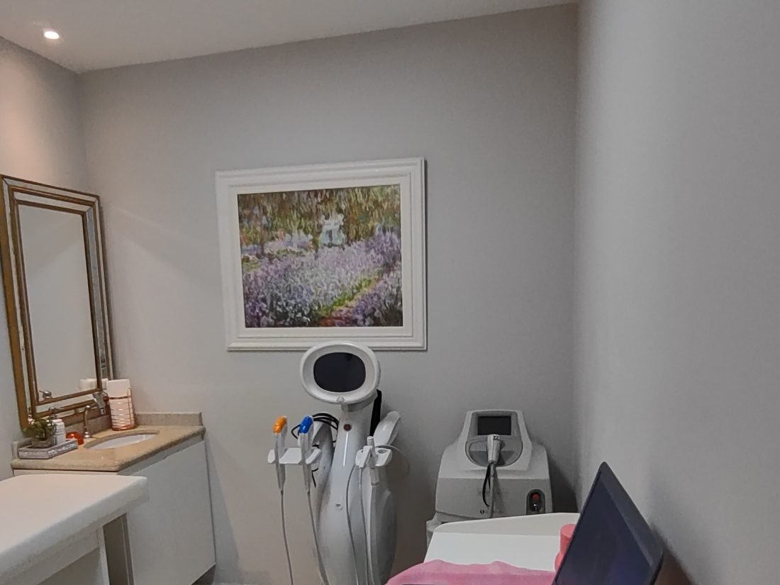 Ultrassom microfocado em ambiente médico
